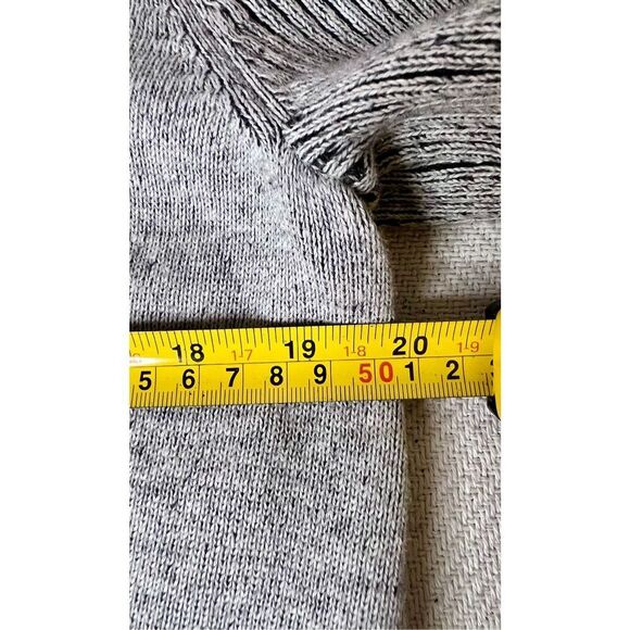 INC International Concepts Full Zip Gray Sweater Ribbed Men’s Sz Large Cotton - Picture 4 of 15